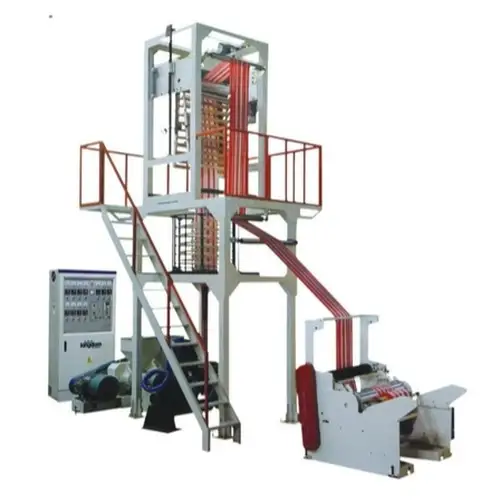 Two Stripe Color Blown Film Extrusion